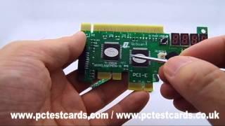 See this 1st PCIe motherboard diagnostic card for Both Desktop and Laptop Computers!