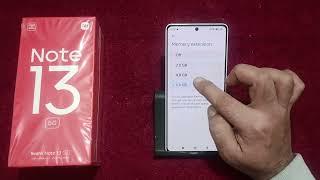 redmi note 13 me Ram kaise badhaen, how to increase RAM in redmi