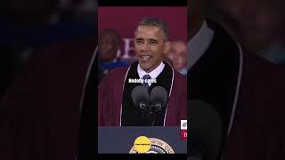 Barack Obama's speech to graduates