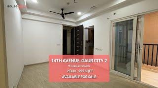 14th Avenue | Gaur City 2, Noida Extension | 2 BHK 955 sqft | HouseEazy