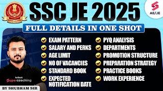 SSC JE 2025 Notification | SSC JE Exam Pattern | SSC JE Syllabus, Vacancy & Strategy | Shubham Sir