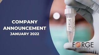 What to Expect From Forge Biologics in 2022