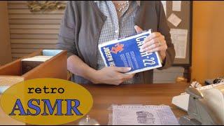 Library Crinkles, 1966  Retro ASMR Books, Stamping (Soft Spoken)