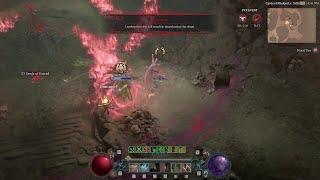 Diablo 4 Season of Blood Rogue PvP - Double core skill poison Rogue vs firewall Sorcerer