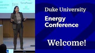 Duke University Energy Conference 2022: Welcome