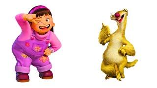 TURNING RED 2 MOVIE CHARACTERS AND THEIR FAVORITE ICE AGE MOVIE CHARACTERS!