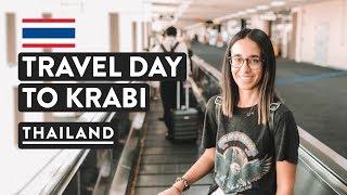 AIRPORT LOUNGES & BANGKOK TO KRABI | Thailand Travel Vlog | DMK Flight