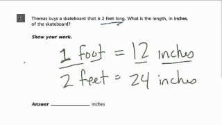 Feet and Inches - Grade 4 Common Core Standards