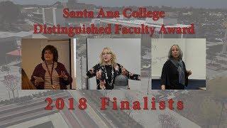 2018 SAC Distinguished Faculty Award Finalists