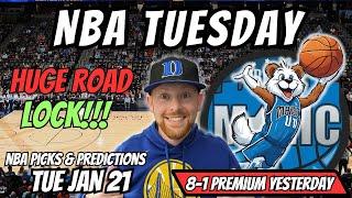 NBA Picks Today Tuesday 1/21/2025 | Free NBA Best Bets, Predictions & Player Props