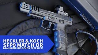 Test: Mit der neuen Heckler & Koch SFP9 Match OR auf dem Schießstand