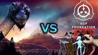 JORMUNGANDR VS ALL MONSTER TREVOR HENDERSON & SCP FOUNDATION