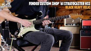 No Talking...Just Tones | Fender Custom Shop '61 Stratocaster HSS Heavy Relic Black