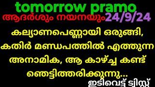 പത്തരമാറ്റ്,24/9/24/tomorrow pramo (അനാമികയുടെ അഹങ്കാരത്തിനു കനത്ത തിരിച്ചടി..