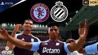 FC 25 - Aston Villa vs Club Brugge | UEFA Champions League 24/25 | R16 | 2nd Leg | PS5™[4K60]