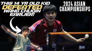 FULL MATCH | Tomokazu Harimoto vs Benyamin Faraji | 2024 Asian Championships