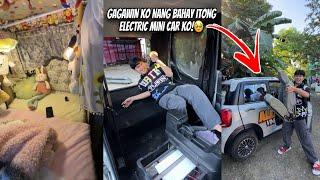 GAGAWIN KO NANG BAHAY ANG MINI ELECTRIC CAR KO(PUWEDE NA MAG LAYAS HAHAHA!!?)