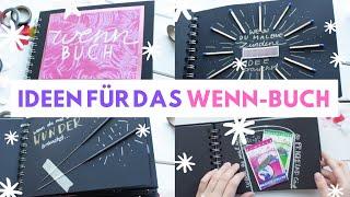 DIY WENN BUCH - Ideen für die Seitengestaltung | Geschenkidee für Freundin, Mama, Schwester...