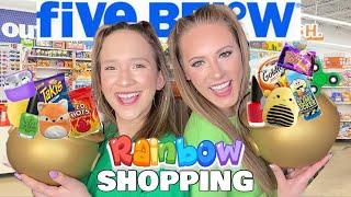 SHOPPING FOR EVERY COLOR OF THE RAINBOW AT FIVE BELOW CHALLENGE 