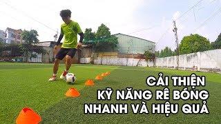 10 BÀI TẬP CẢI THIỆN RÊ DẮT BÓNG NHANH CHÓNG VÀ HIỆU QUẢ