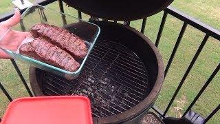 Grilled Steaks on the Big Green Egg