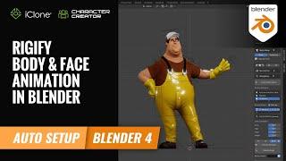 Rigify Body and Face Animation in Blender | iClone 8 Tutorial