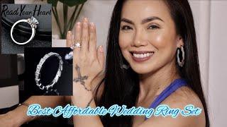 READ YOUR HEART MOISSANITE WEDDING RING SET UNBOXING/REVIEW | BEST AFFORDABLE WEDDING RING SET BRAND