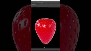 Creating a strawberry 3d model in Maya  #maya3d #3dmodelling