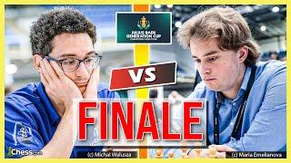 Finale zwischen Vincent Keymer und Fabiano Caruana