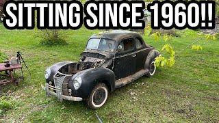 Rescuing A 1940 Ford Coupe From It's 60 Year Slumber