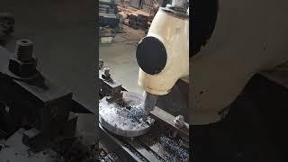 Slot machining in weight plate on milling machine #cutter #mechanical #chip #breaker #machine PART4