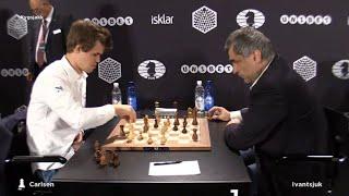 magnus carlsen vs vasyl ivanchuk || fide chess world