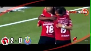 Xolos Tijuana vs Chivas 2-0 GOL de Ayovi Jornada 10 Clausura 2014 Liga MX