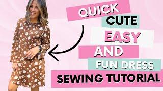 Quick AND Easy Dress Sewing Tutorial ️