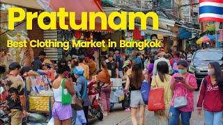 [4K UHD] Walk around Pratunam Market (Platinum Mall) in Bangkok, Thailand