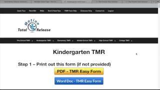 The TMR Training System Online Platform