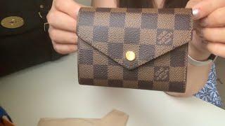 Unboxing Louis Vuitton NEW VERSION of the Victorine Wallet || Damier Ebene || Always Sophie