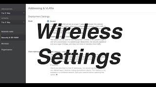 [HOW] to configure Wireless Settings in a Cisco Meraki Security Appliance MX using Meraki Dashboard