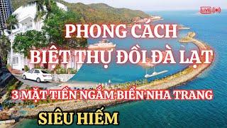 Anh chuyển chỗ ở nên bán căn Biệt Thự tâm huyết 3 mặt tiền lưng tựa núi ngắm Biển tại Nha Trang