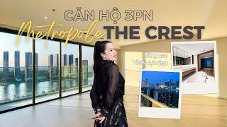 The Crest - Metropole: Căn hộ 3PN Tầng Cao - View Toàn Cảnh Quận 1 Cực Đẹp | THU THIEM Living