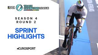 UNBELIEVABLE PERFORMANCE!   | UCI Track Champions League 2024 Round 2 Sprint Highlights