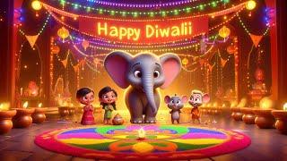 happy diwali songs | Hindi Rhymes for kids | Diwali songs for Kids | Blessy tv