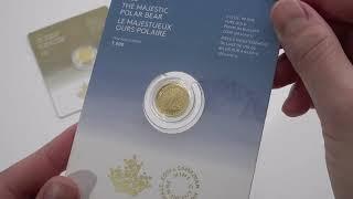 1/10 oz. Pure Gold Coin: The Majestic Polar Bear – Mintage: 5,000 (2022)