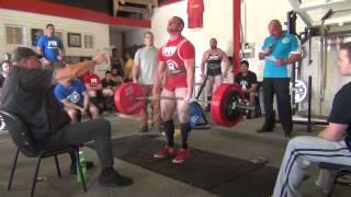 Dan Rucci - Deadlift Attempt 2 - 245kg @ 89.3kg - 2013 Wild West Shootout