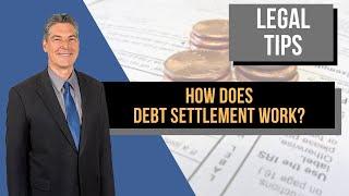 How does debt settlement work?