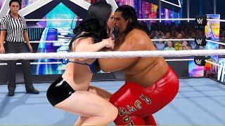 The Great Khali vs Liv Morgan | WWE SMACKDOWN | INTERGENDER MATCH FEMALE WRESTLING | OCT 31