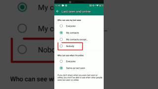 WhatsApp par online hokar bhi offline Kaise dikhe | whatsapp par online na dikhe #shorts #short