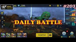  【Dino Squad】Daily battle in master league #203  #dinosquad