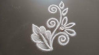 daily use rangoli || rangoli || rangoli design || rangoli kolam || muggulu || freehand rangoli