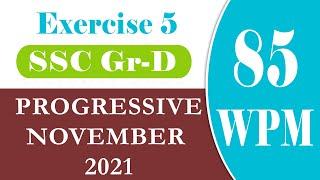 85 WPM| General matter| Progressive| October 21| Ex 5| Shorthand Dictation